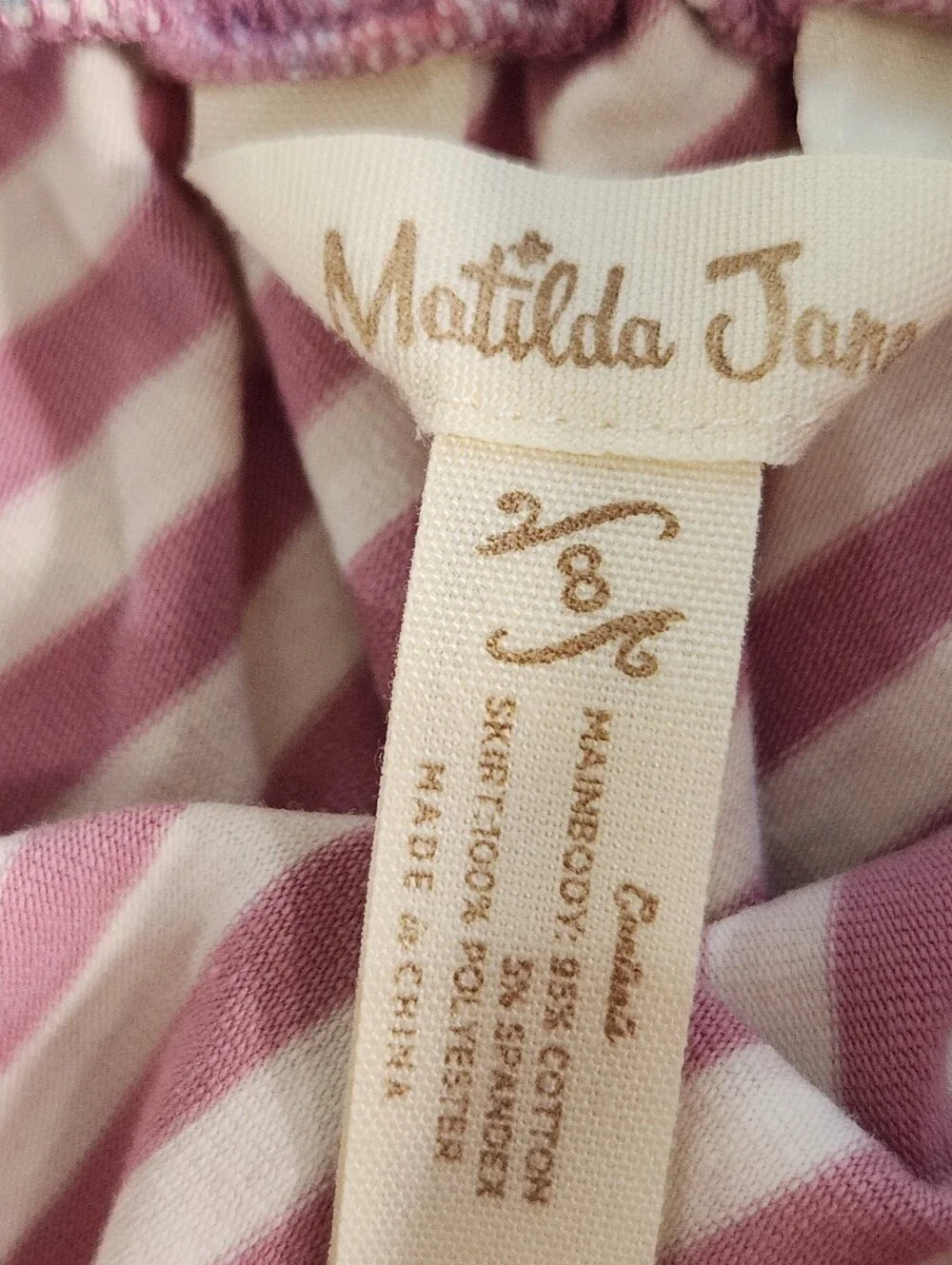 Matilda Jane Pink & Gray Layered Tulle Ruffle Skirt Size 8 - Picture 2 of 10